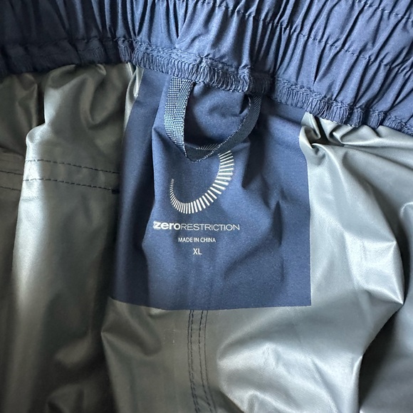 Zero Restriction Navy Rain Pants XL - Picture 3 of 15